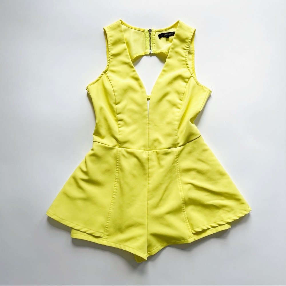 Hot & Delicious Yellow Romper